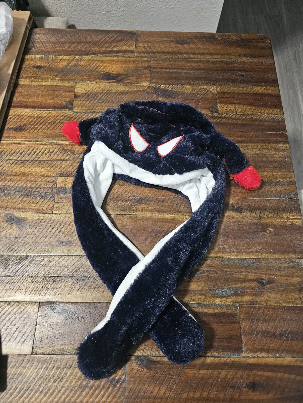 Miles Morales Spider-Man moving ear plush hat